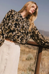Yasmeen Blouse in Black