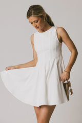 Liora Mini Dress in White