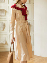 Zoe 100% Cotton Maxi Shirt Dress