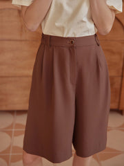 Daiki Chiffon Straight Shorts