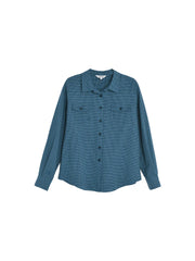 Amari Lapel Plaid 100% Cotton Shirt