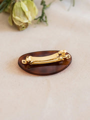 Retro Brown Hair Clips