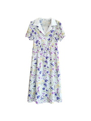 Esmeralda V-Neck Ruffle Sleeve Dress