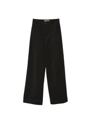 Isabela Straight Cotton Trousers