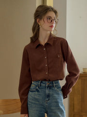 Novah V-Neck Pocket Shirt