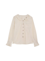 Kaitlyn V-Neck Lyocell Blouse