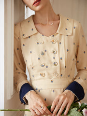 Elizabeth Retro Printed Dress