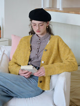 Makenzie V-Neck Wool Cardigan