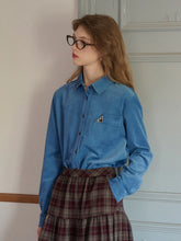 Davina Removable Notch Lapel 100% Cotton Shirt