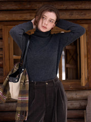 Marilyn Turtleneck Wool Cashmere Sweater