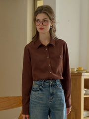 Novah V-Neck Pocket Shirt