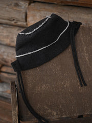 Aileen Round Neck Silhouette Coat (with Hat/Bag)