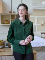 Alondra Lapel 100% Cotton Shirt