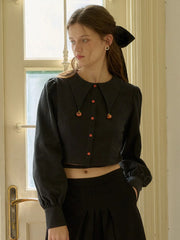 Giuliana Round Neck Halloween Collision Pumpkin Chapter Shirt