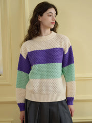 Esther Color-Blocked Ribbed Cozy Sweater