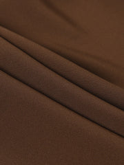 Novah High-waisted Bell-bottomed Caramel Trousers