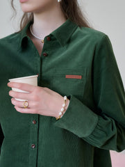 Alondra Lapel 100% Cotton Shirt