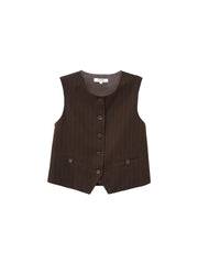Dallas Round Neck Wool Vest