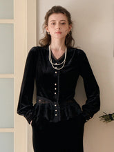 Theodora V-Neck Hollow Blouse