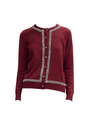 Larkin Round Neck High-End Elegant -Inspired Cardigan