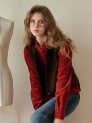 Dallas Round Neck Wool Vest