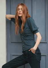 Alice V-Neck Cottons Blouse