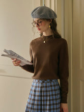 Kamari Mock Neck 100% Wool Slim Fit Knit Sweater