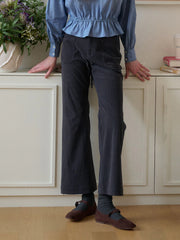 Lexi Corduroy Straight Trousers