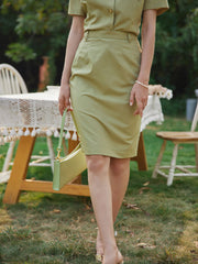 Kimura Straight Midi Skirt