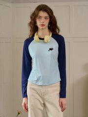 Christy Round Neck Embroidered Top