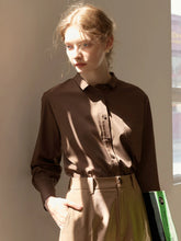 Sarahi French Cuffs Small Lapel Shirt