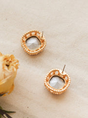 Macaron Red Earrings