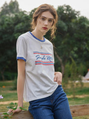 Maya Logo Printed Vintage T-Shirt