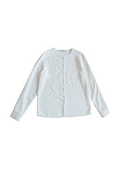 Amaia Round Neck Embroidery Blouse