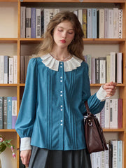 Braelynn Peter Pan Collar Blouse