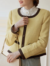 Catherine Yellow Tweed Jacket