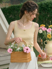Freya Suspender Knitted Top