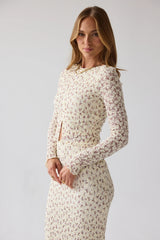 Reggie Floral Top in Multi
