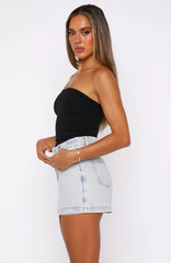 All Your Problems Denim Skort Glacier Blue