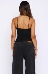 Eiffel Lights Top Black