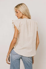 Rome Floral Blouse in Coral