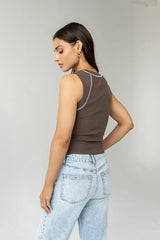 Emely Contrast Tank Top