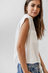 Isla Sheer Blouse in Ivory