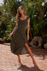 Grayson Floral Maxi Dress in Black