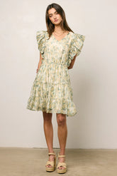 Katrina Ruffled Mini Dress