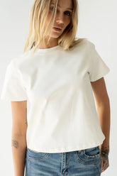 Judy Tee in White