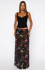 Sunday Strolls Maxi Skirt Lace And Bloom