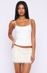 Love For A Lifetime Mini Skirt Cream