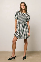 Shailee Smocked Mini Dress
