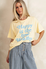 Happy Is The New Wealthy Graphic Tee